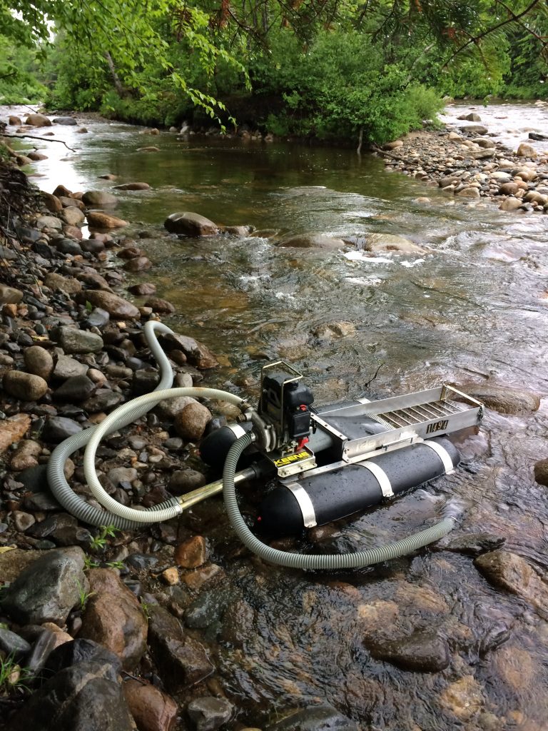 Prospecting For Diamonds In A River